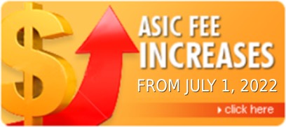 Asic Fee Increase July 1, 2021